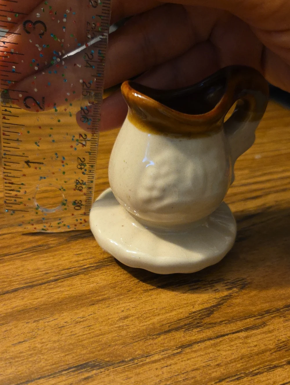 Florida Orange Blossom Mini Ceramic Pitcher